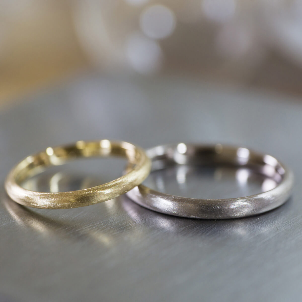 オーダーメイドマリッジリング　ジュエリーのアトリエ　ゴールド　屋久島でつくる結婚指輪