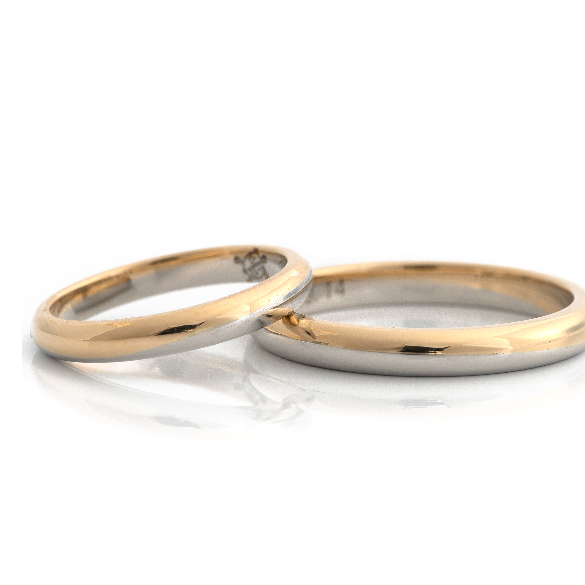 オーダーメイドマリッジリング　屋久島の海モチーフ　ゴールド、プラチナ　屋久島でつくる結婚指輪