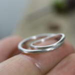 オーダーメイド結婚指輪　サンプルリングの制作風景　シルバー　屋久島でつくる結婚指輪