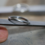 オーダーメイドマリッジリングの制作風景　ジュエリーのアトリエ　プラチナリング　屋久島でつくる結婚指輪