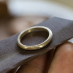 オーダーメイドマリッジリングの制作風景　ジュエリーのアトリエ　ゴールドリング 屋久島でつくる結婚指輪