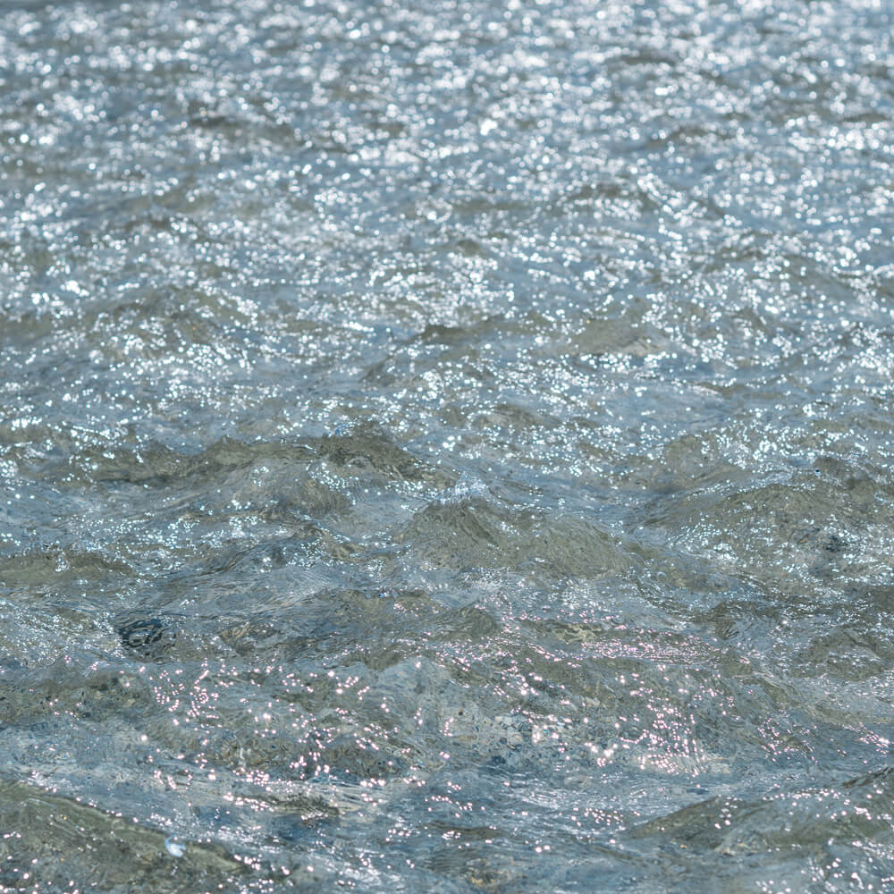屋久島の海、海面　屋久島海とジュエリー　オーダーメイドマリッジリングのモチーフ　